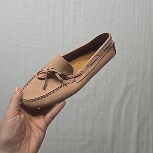 Mercanti‎ Fiorentini Brazil Women's Blush Pink Leather Flats Loafers Shoes 7 B